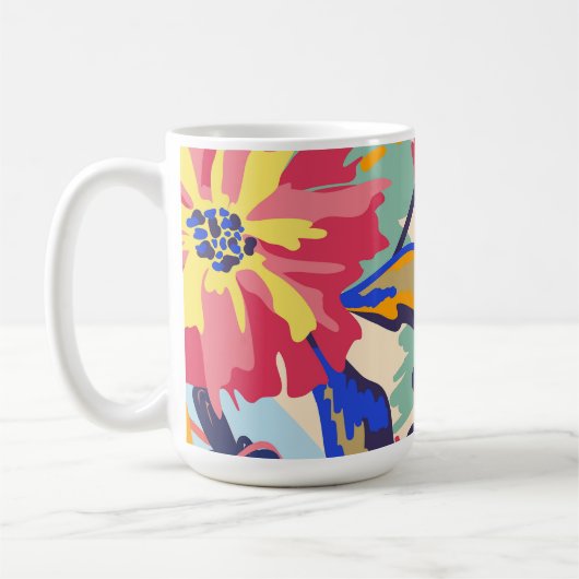 Wälder und Rose Kaffeetasse (Links)