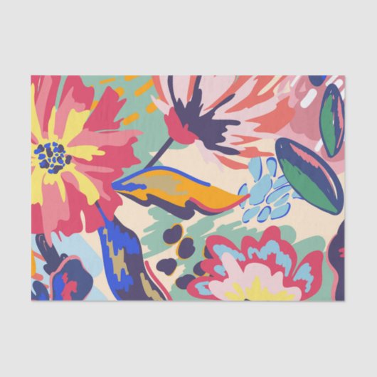 Wälder und Rose Seidenpapier (Vorderseite)