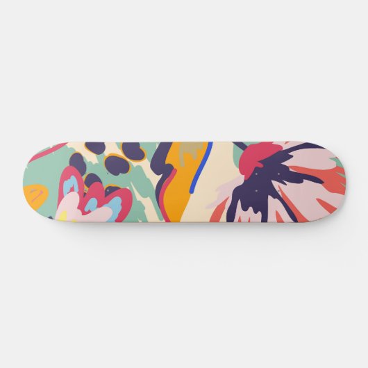 Wälder und Rose Skateboard (Horizontal)