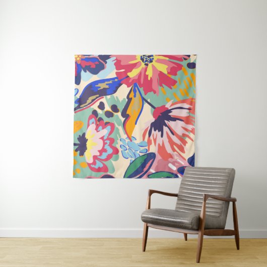 Wälder und Rose Wandteppich (Beispiel (Horizontal))