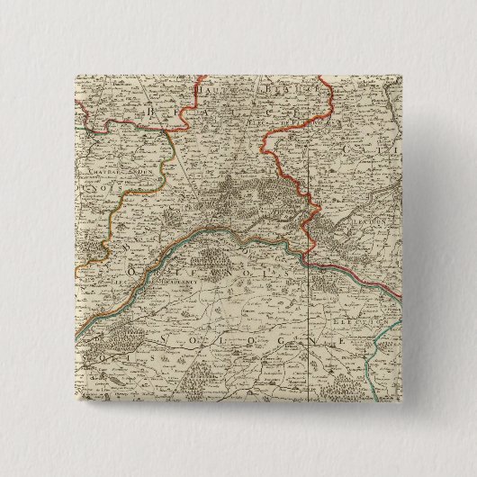 Wälder und Straßen Frankreichs Button (Vorderseite)