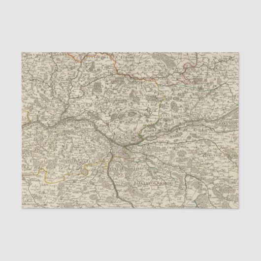 Wälder von Frankreich Seidenpapier (Vorderseite)