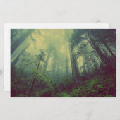 Wälder von unten briefpapier (Vorne/Hinten)