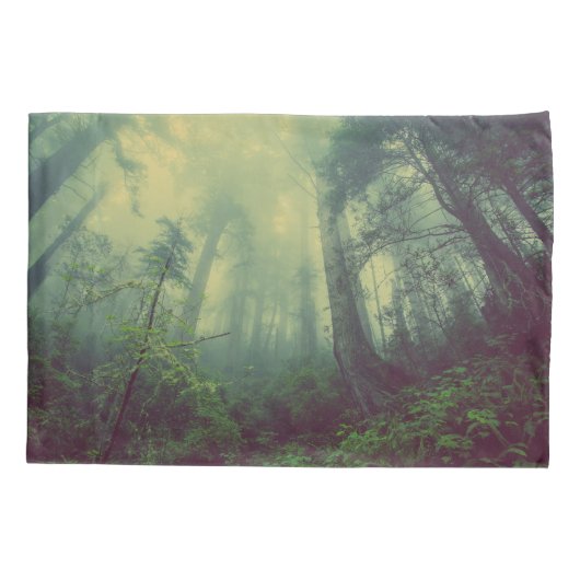 Wälder von unten kissenbezug (Rückseite)