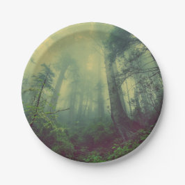 Wälder von unten pappteller