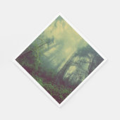 Wälder von unten serviette (Ecke)