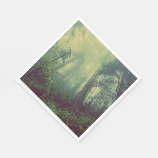 Wälder von unten serviette (Ecke)