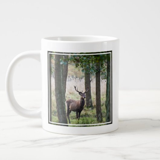 Wälder | Wälder und Rotwild Jumbo-Tasse (Links)