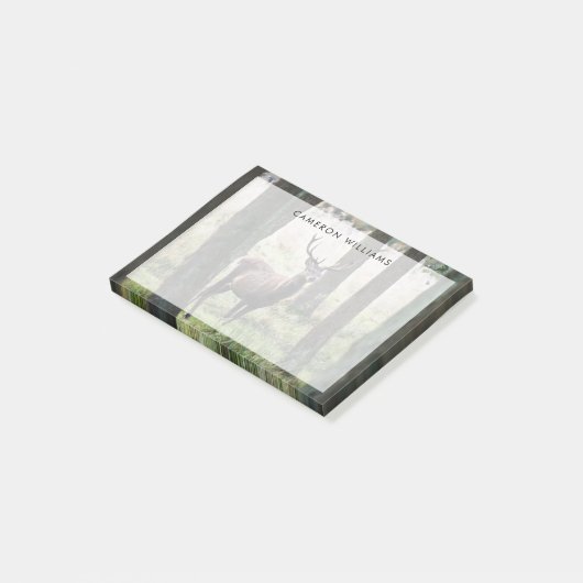 Wälder | Wälder und Rotwild Post-it Klebezettel (angewinkelt)