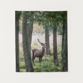 Wälder | Wälder und Rotwild Wandteppich (Vorderseite)