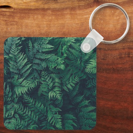 Wälder | Waldflächen Ferne Schlüsselanhänger (Rückseite)