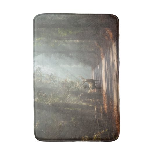 Wälder | Waldland Stag Badematte (Vorderseite Vertikal)