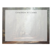 Wälder | Waldland Stag Notizblock (Vorderseite)