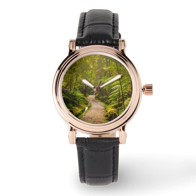 Wälder | Waldwanderweg Armbanduhr (Vorderseite)
