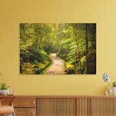 Wälder | Waldwanderweg Leinwanddruck (Insitu (Wohnzimmer))