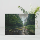 Wälder | Zhangjiajajie National Forest Park Dankeskarte (Stehend Vorderseite)