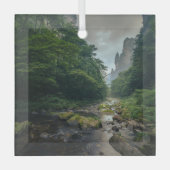 Wälder | Zhangjiajajie National Forest Park Ornament Aus Glas (Vorderseite)