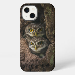 Wälder Zwei Eulen schauen iPhone 13 Hülle