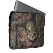 Wälder | Zwei Eulen schauen Laptopschutzhülle (Vorne Rechts)