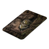 Wälder | Zwei Eulen schauen Magnet (Linke Seite)