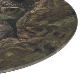 Wälder | Zwei Eulen schauen Schneidebrett (Ecke)