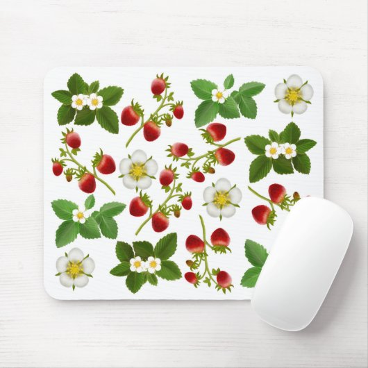 Walderdbeere-Computer Mousepad (Mit Mouse)