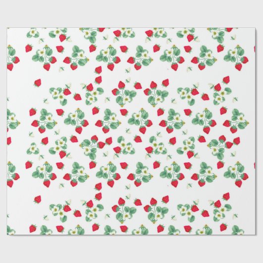 Walderdbeere Geschenkpapier (Flach)