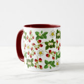 Walderdbeere-Tasse Tasse (Vorderseite Links)