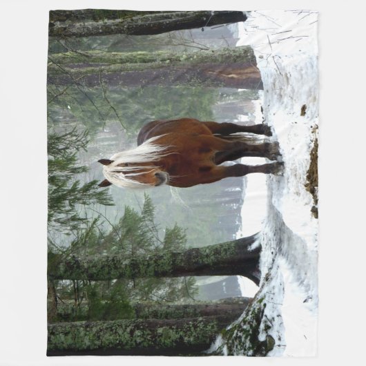 WALDERHORSE FLEECEDECKE (Vorderseite)