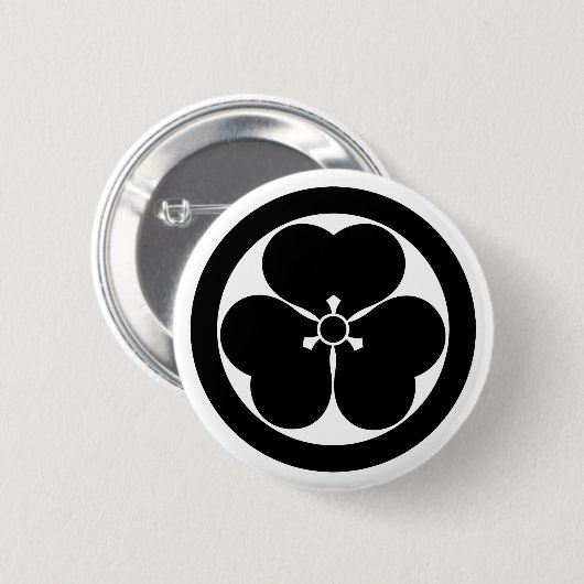 Walderorchel Button (Vorne & Hinten)