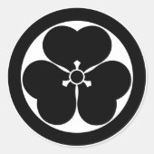 Walderorchel Runder Aufkleber (Vorderseite)