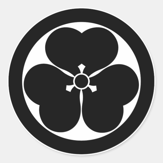 Walderorchel Runder Aufkleber (Vorderseite)