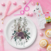 Walderwald mit Hirsch Pappteller (Party)