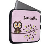 Waldeulen-Waldschrei-Nachtschützender Fall Laptopschutzhülle (Vorne Rechts)