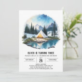 WaldExplorer - Einladung von Kindern zum Geburtsta (Stehend Vorderseite)