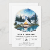 WaldExplorer - Einladung von Kindern zum Geburtsta (Vorne/Hinten)