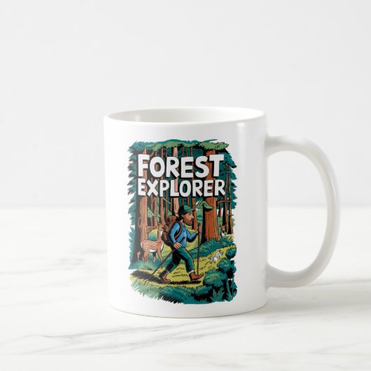WaldExplorer Vintage Wandervorführung Kaffeetasse (Rechts)