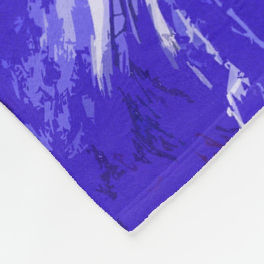 Waldfahrer - BMX Racer Fleecedecke (Ecke)