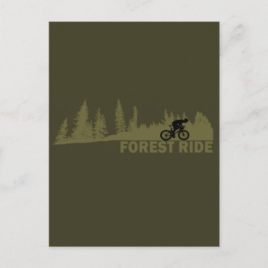 Waldfahrt Feiertagspostkarte (Vorderseite)