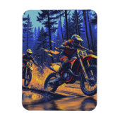 Waldfahrt - Motocross-Racing Magnet (Vertikal)
