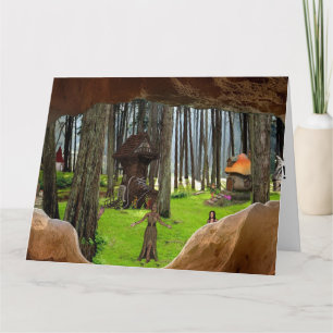 WALDFANTASIE FÜR IHRE GEBURTSTAGSKARTE KARTE