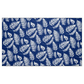 Waldfarn-Muster, Kobalt-Blau und Weiß Stoff (Fat Quarter (45,7 x 55,9 cm))