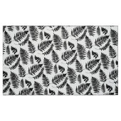 Waldfarn-Muster, Schwarzweiss Stoff (Fat Quarter (45,7 x 55,9 cm))