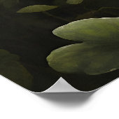 Waldfee-Botanikdruck, Moody Cottagecore Poster (Ecke)