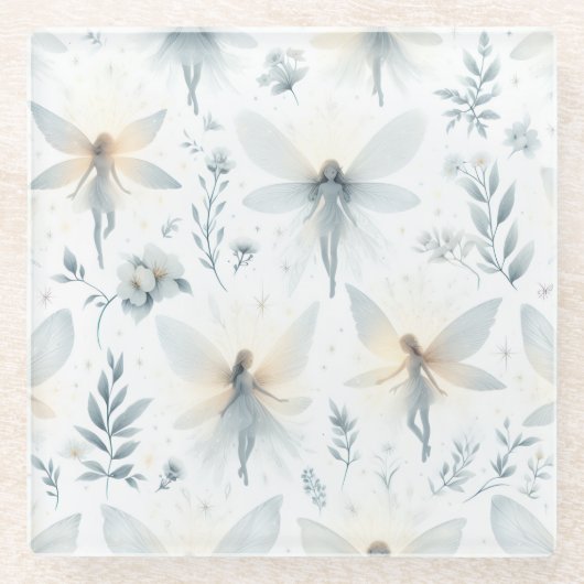 Waldfee Glasuntersetzer (Vorderseite)