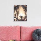 Waldfee Leinwanddruck (Insitu (Wohnzimmer))