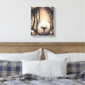 Waldfee Leinwanddruck (Insitu (Schlafzimmer))