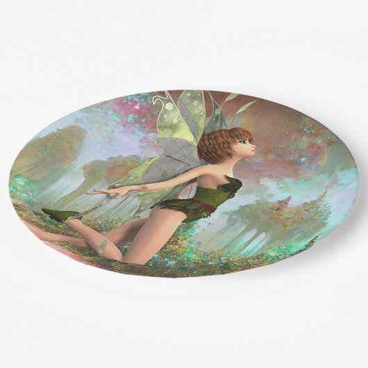 Waldfee Pappteller (Schrägansicht)