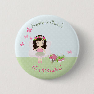 Waldfee Prinzessin Button