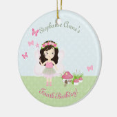 Waldfee Prinzessin Keramikornament (Links)